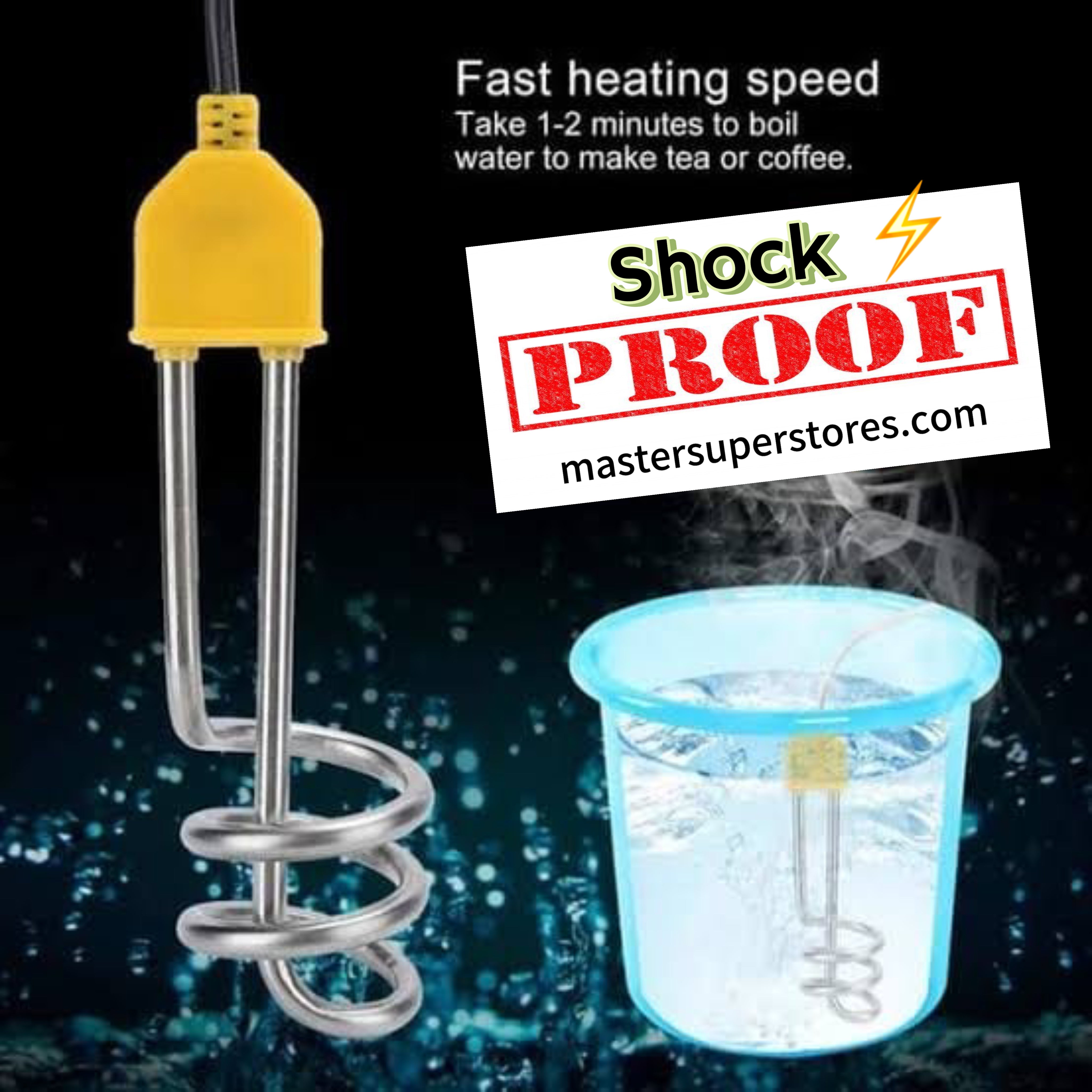 shock proof element rod